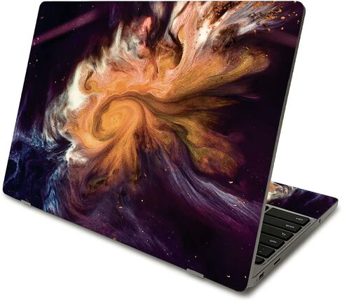 MightySkins Skin Compatible with Samsung Chromebook 4 (2021) 11.6" - Night Sky | Protective, Durable, and Unique Vinyl Decal wrap Cover | Easy to Apply, Remove, and Change Styles | Made in The USA in Kuwait