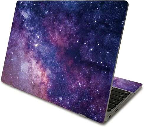 MightySkins Skin Compatible with Samsung Chromebook 4 (2021) 11.6" - Night Sky | Protective, Durable, and Unique Vinyl Decal wrap Cover | Easy to Apply, Remove, and Change Styles | Made in The USA in Kuwait