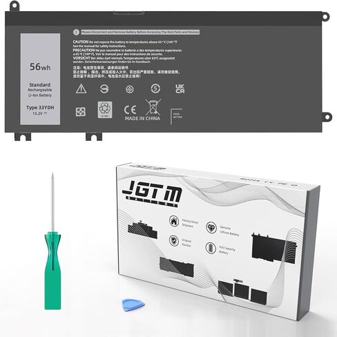42Wh WDX0R Laptop Battery Replacement for Dell Inspiron 15 13 5000 7000 Series 5568 5567 5570 7579 7378 5567 7573 5565 5379 5378 Latitude 3180 3380 3590 3490 3340 Vostro 5581 5468 P69G 3CRH3 WDXOR in Saudi Arabia