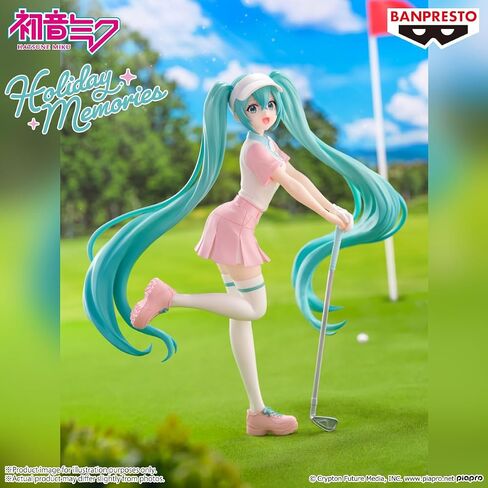 Banpresto - Vocaloid - Hatsune Miku (Holiday Memories - Golf), Bandai Spirits Figure in Saudi Arabia