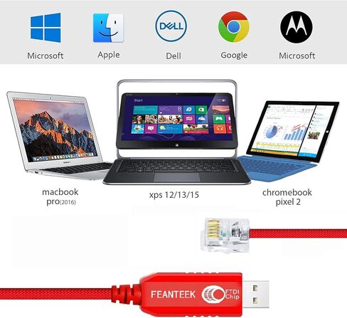 USB إلى AJ2.5 Cable 940-0299A Console Console Cable لـ APC UPS ، بطاقة إدارة APC AP9630 AP9631 و AP9635 (APC الجزء رقم 940-0299 (1.8 م)) ، 6ft ، أحمر ، أحمر in Kuwait