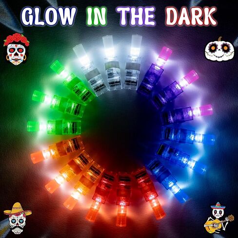 Haooryx Fall Thanksgiving Animals Finger Lights - 36Pcs Autumn Animal LED Light Up Finger Lights for Kids Turkey Squirrel Bear Glow in the Dark Toys Class Reward Fall Thanksgiving Birthday Party Favor in Saudi Arabia