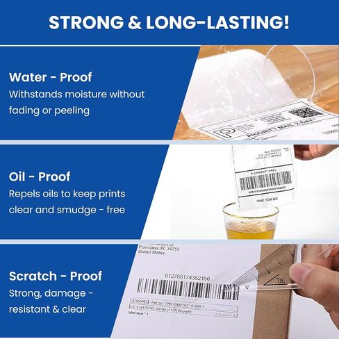 1 Stack of 500, 4x6 Thermal Direct Shipping Fanfold White Label Stack for Mailing Perforated,Strong Adhesive, Commercial Grade Compatible with Printer Like Rollo, MUNBYN, Zebra, Polono,iDRPT in Saudi Arabia