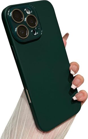 Caseative for iPhone 16 Pro Max Case,Solid Color Full Camera Lens Protection Compatible with iPhone Case (Wine Red,iPhone 16 Pro Max) in Saudi Arabia