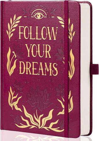 College Rule Notebook for Women Men, 318 Numbered Pages Journal, A5 Butterfly Floral Journals for Writing, Aesthetic Notebooks, Work School Note Taking, 5.4" x 8.4" in Saudi Arabia