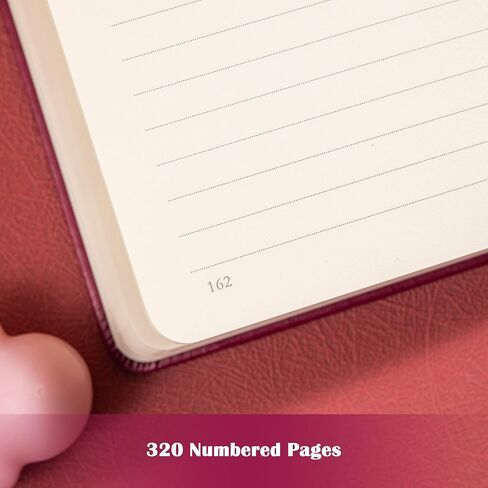 College Rule Notebook for Women Men, 318 Numbered Pages Journal, A5 Butterfly Floral Journals for Writing, Aesthetic Notebooks, Work School Note Taking, 5.4" x 8.4" in Saudi Arabia