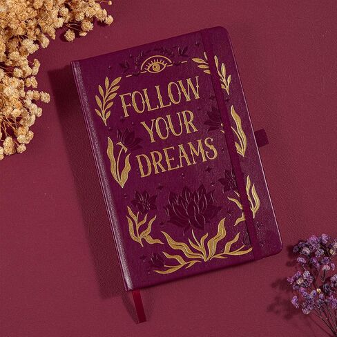 College Rule Notebook for Women Men, 318 Numbered Pages Journal, A5 Butterfly Floral Journals for Writing, Aesthetic Notebooks, Work School Note Taking, 5.4" x 8.4" in Saudi Arabia
