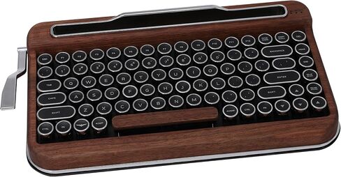 Penna Bluetooth Keyboard with Black Chrome Keycap(US Language) (Switch-Cherry Mx Blue, Pure White) in Saudi Arabia
