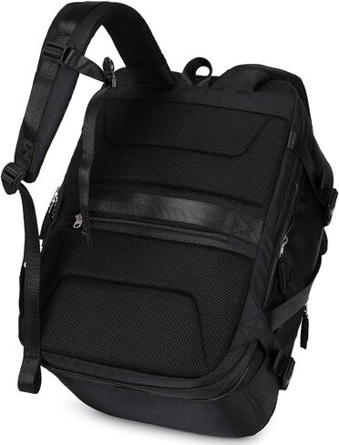 Travel Backpack for Women Carry On Flight Approved Casual Daypack Expandable 2" Laptop Backpack, 17inch 32 liters Black in Kuwait