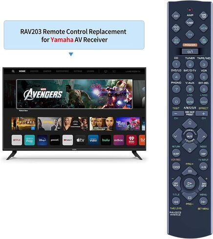 Universal Remote Control fit for Yamaha RAV206 RAV210 RAV204 V4731900 V4297600 HTR-5250 RX-V596 RX-V596RDS V6940901 RX-V420 RX-V520 RAV205 AV A/V Receiver in Saudi Arabia