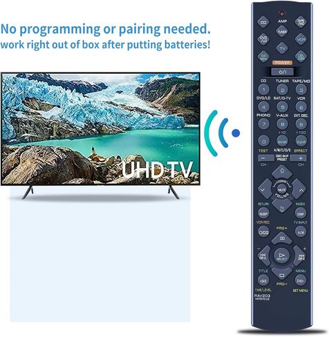 Universal Remote Control fit for Yamaha RAV206 RAV210 RAV204 V4731900 V4297600 HTR-5250 RX-V596 RX-V596RDS V6940901 RX-V420 RX-V520 RAV205 AV A/V Receiver in Saudi Arabia