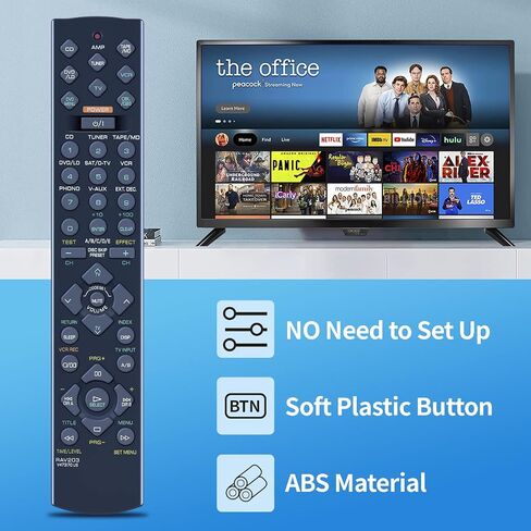 Universal Remote Control fit for Yamaha RAV206 RAV210 RAV204 V4731900 V4297600 HTR-5250 RX-V596 RX-V596RDS V6940901 RX-V420 RX-V520 RAV205 AV A/V Receiver in Saudi Arabia