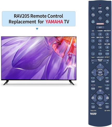 Universal Remote Control fit for Yamaha RAV206 RAV210 RAV204 V4731900 V4297600 HTR-5250 RX-V596 RX-V596RDS V6940901 RX-V420 RX-V520 RAV205 AV A/V Receiver in Kuwait