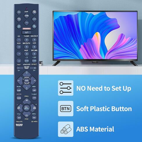 Universal Remote Control fit for Yamaha RAV206 RAV210 RAV204 V4731900 V4297600 HTR-5250 RX-V596 RX-V596RDS V6940901 RX-V420 RX-V520 RAV205 AV A/V Receiver in Kuwait