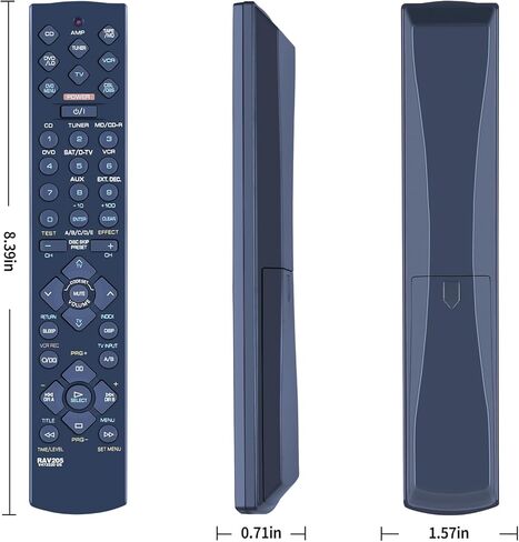Universal Remote Control fit for Yamaha RAV206 RAV210 RAV204 V4731900 V4297600 HTR-5250 RX-V596 RX-V596RDS V6940901 RX-V420 RX-V520 RAV205 AV A/V Receiver in Kuwait