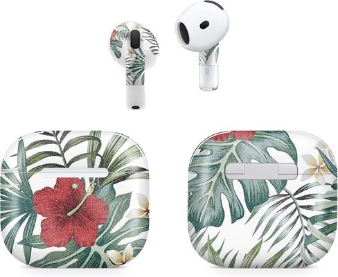 (2 Pack) Headphone Skin Compatible with Apple AirPods 4 - Cannabis Culture - Premium 3M Vinyl Protective Wrap Decal Cover - Easy to Apply | Crafted in The USA by MightySkins in Kuwait