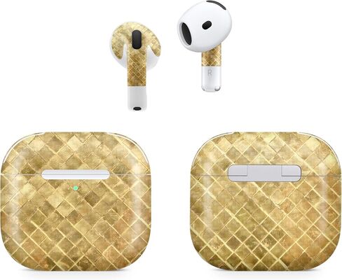 (2 Pack) Headphone Skin Compatible with Apple AirPods 4 - Cannabis Culture - Premium 3M Vinyl Protective Wrap Decal Cover - Easy to Apply | Crafted in The USA by MightySkins in Kuwait
