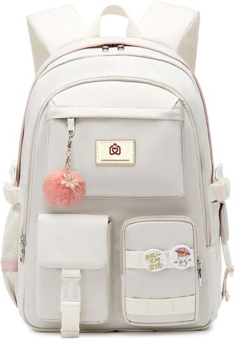 Caoroky knight Women Backpack for Girls Kids Elementary School Bag College Bookbags Laptop Backpacks Travel Dayapck Rucksack (Black, Large) in Saudi Arabia