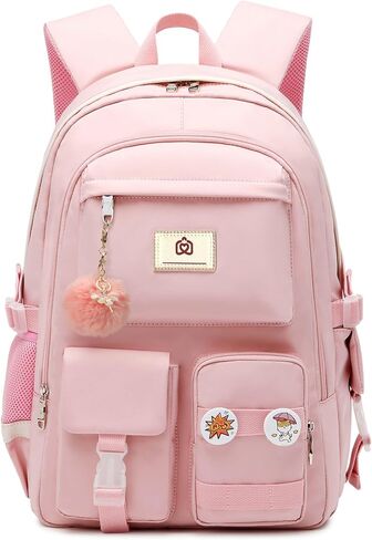 Caoroky knight Women Backpack for Girls Kids Elementary School Bag College Bookbags Laptop Backpacks Travel Dayapck Rucksack (Black, Large) in Saudi Arabia