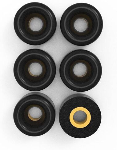 Flare Audio - Memory Foam Earbud Tips, Audiophile Replacement Foam Tips for Ear Plugs, Compatible with Flares Jet Earphones and earHD, Small, 3 Pairs in Kuwait