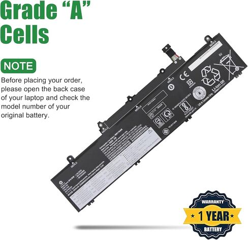 L20L3P71 SB11A14634 5B11A14635 Laptop Battery Replacement for Lenovo ThinkPad X13 Yoga Gen 2 2021 Gen 3 2022 Series L20M3P71 SB11A13105 5B11A13107 L20C3P71 SB11A13106 5B11A13108 11.61V 52.8Wh in Kuwait