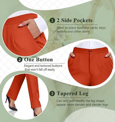 بدلات نسائية للعمل الاحترافي، طقم بدلة عمل مكتبية مكون من قطعتين، طقم سترة وسروال بقصة ضيقة بزر واحد in Kuwait