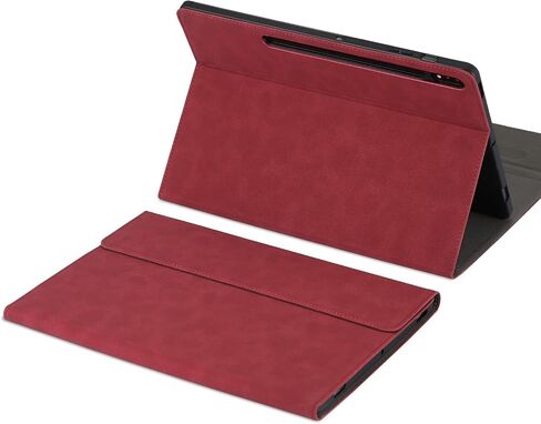 Galaxy Tab S10 Plus/Tab S9 Plus 12.4 inch Flip Case with S Pen Holder, Stand & Smart Cover, Black in Kuwait