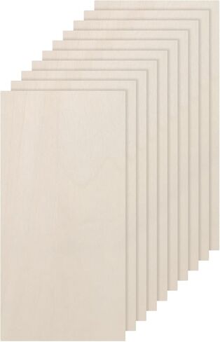 DMiotech 16 Pack 6 x 6 x 1/8 Inches 3mm Thick Wood Sheets Basswood Sheets Unfinished Plywood Squares Plywood for DIY Craft Laser Wood Burning Drawing in Saudi Arabia
