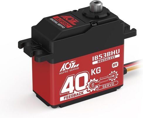 AGFRC 40KG High-Torque RC-Servo Motor - Full Metal Gear Waterproof Brushless Programmable Standard Servo with Position Feedback (IA73BHLW) in Kuwait
