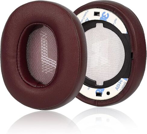 Replacement Memory Foam & Protein Leather Ear Cushion Pads Cover for JBL E55 E55BT Quincy Edition Over-Ear Headphones ONLY (Black) in Saudi Arabia