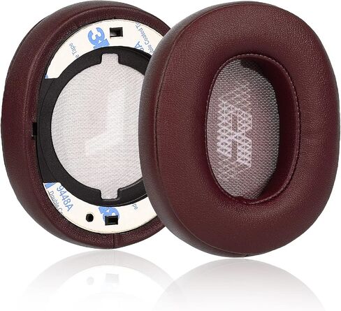 Replacement Memory Foam & Protein Leather Ear Cushion Pads Cover for JBL E55 E55BT Quincy Edition Over-Ear Headphones ONLY (Black) in Saudi Arabia