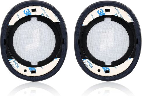 Replacement Memory Foam & Protein Leather Ear Cushion Pads Cover for JBL E55 E55BT Quincy Edition Over-Ear Headphones ONLY (Black) in Kuwait