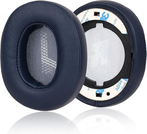 Replacement Memory Foam & Protein Leather Ear Cushion Pads Cover for JBL E55 E55BT Quincy Edition Over-Ear Headphones ONLY (Black) in Kuwait