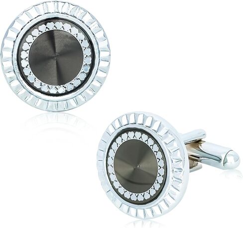 Blue Navy Cufflinks for Men Tuxedo Studs Tuxedo Buttons Blue Rhinestone Crystal Cuff Links Shirt Studs Men Shirt Cuff Links Tuxedo Suit Accessories Men Formal Dress Accessories for Business, Wedding in Kuwait