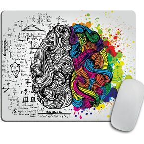 إكسسوارات مكتب الماوس بوس الدماغ المكتبي Mousepad Office Office Office Office Office Office Accessories Office Office Rubber Color (اليسار واليمين)