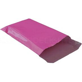 CleverDelights Magenta Poly Mailers - 6" x 9" - 100 Pack - Premium Self-Adhesive Shipping Bags