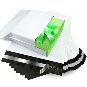 Poly Mailers 19x24 بوصة 100pcs | أكياس الشحن للملابس | الأكياس البريدية للأعمال التجارية الصغيرة ، ومظاهر الشحن مع الختم الذاتي ، ومقاوم للماء ومقاوم للدموع