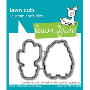 Lawn Fawn LF3356 Sometimes Life is Prickly Lawn Cuts Dies