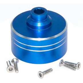 Diff Case Compatible with Tamiya 1/10 XV-02 Pro TT02 TT02D Upgrade 7075 Front Middle Rear Differential Shell Metal Alumunum Alloy Parts(Blue)