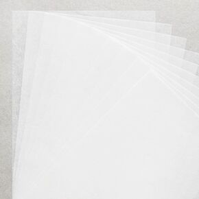 Kozo Studio - Premium Plain Rice Paper لـ Decoupage (40 ورقة) | المناديل الورقية Mulberry Washi للطباعة وحرف DIY الإبداعية