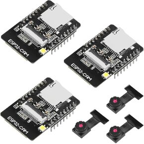 2 PCS ESP32-CAM W-BT Development Board, Aideepen 2PCS ESP32 DC 5V Dual-core WL with OV2640 Camera TF Card Module