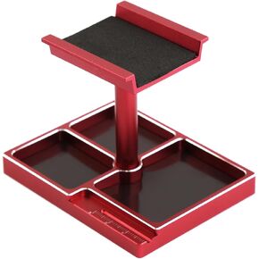 RC Car Work Stand Stand Tool For 1/18 1/24 Scale RC Cars Trucks Trx4M SCX24 FCX24 (Red)
