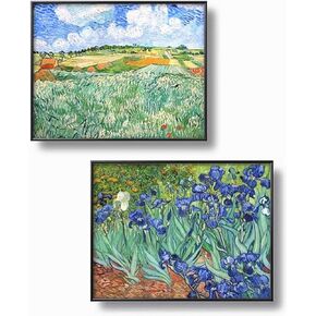 Niho-Jiuma van Gogh Diamond Painting Kits ، DIY 5D Cull Drill Diamond Art Gift for Aduts ، Home Deco (30x40cm/12x16inch ، 2pcs)