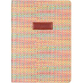 World Traveler Eccolo Medium Clined Journal Notebook ، A5 Writing Journal ، 256 صفحات عاجية ، مرجعية شريطية ، شقة ، دفتر ملاحظات للعمل أو المدرسة (5.75-X-8.25 بوصة)