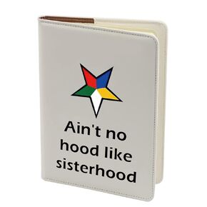 Gzrlyf لا يوجد غطاء محرك السيارة مثل دفتر دفتر Sisterhood Journal Oees غلاف دفتر جلدي
