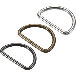 uxcell metal d حلقة ، حلقات د الحلقات للأجهزة Craft DIY