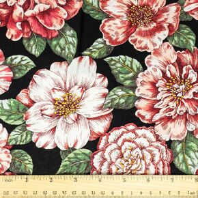 Stitch & Sparkle 100 ٪ Cotton 44 "Rose Sewing & Craft من الفناء والأزرق والأخضر والرمادي