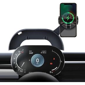 Persevere BMW Mini Cooper Car Phone Holder for F65, F66, J01, J05, F01 Models, Rotated 360°, Freely Adjustable Angle, Solid Clip Portable Holder, for Round Center Control Display (Manual Left Side) in Saudi Arabia