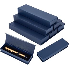Benecreat 10pcs صندوق هدايا أسود فارغ قلم مع إغلاق مغناطيسي ، 2.08 × 6.69x0.98 بوصة أقلام المجوهر