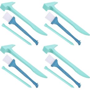 Bestonzon Dinosaur Digging Tools for Kids ، Gem Dig Kit Kit Archaeological Tool Tool kit kits steed steed kits struction steed steed st leg thicle mini chisel kit for brush mini charging kit for childs